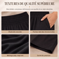 Pantalon taille haute pour femme à imprimé léopard