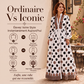 Robe longue pour femme à imprimé graffiti artistique