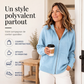 Cardigan en maille à capuche ample pour femme