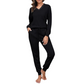 Ensemble de détente pour femme : haut à manches longues et pantalon de jogging