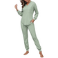 Ensemble de détente pour femme : haut à manches longues et pantalon de jogging