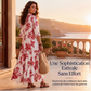 Robe longue pour femme à imprimé floral