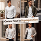 Chemise Henley ajustée pour homme