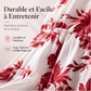 Robe longue pour femme à imprimé floral