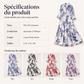 Robe longue pour femme à imprimé floral