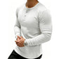 Chemise Henley ajustée pour homme
