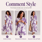 Robe longue pour femme à imprimé floral