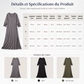 Robe longue élégante avec fente