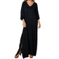 Robe longue élégante avec fente