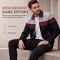 Ensemble veste à fermeture éclair complète et pantalon pour homme