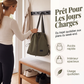 Sac à dos cabas à cordon de serrage grande capacité pour femme