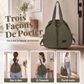 Sac à dos cabas à cordon de serrage grande capacité pour femme