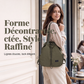 Sac à dos cabas à cordon de serrage grande capacité pour femme