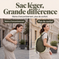 Sac à dos cabas à cordon de serrage grande capacité pour femme