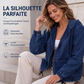 Veste à capuche décontractée zippée pour femme