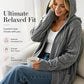 Women's Long Hooded Knit Cardigan with Pockets