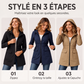 Veste de imperméable à capuche résistante à l'eau pour femme