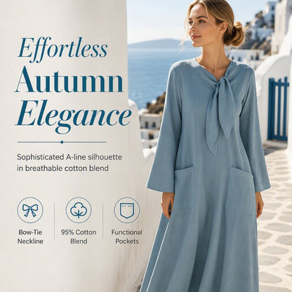 Robe midi ample et décontractée
