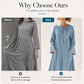 Robe midi ample et décontractée
