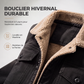 Veste utilitaire cargo décontractée en sherpa pour homme