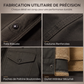 Veste utilitaire cargo décontractée en sherpa pour homme