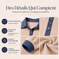 Haut en maille pour femme avec col en jean contrasté