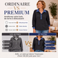 Haut en maille pour femme avec col en jean contrasté