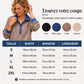 Haut en maille pour femme avec col en jean contrasté