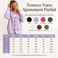 Cardigan en maille oversize à col V pour femme