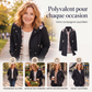 ⏰DERNIER JOUR DE SOLDES : -50 % ✨Veste pour femme chic, légère et imperméable 🍃🧥- Alliez style et résistance à toutes les tempêtes !