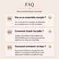 Ensemble 3 pièces imprimé élégant pour femme