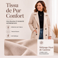 Manteau en laine à double boutonnage pour femme