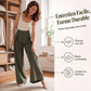 Pantalon large plissé pour femme