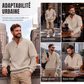 Sweat-shirt décontracté ample en jacquard pour homme