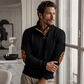 Sweat-shirt décontracté ample en jacquard pour homme