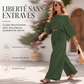 Ensemble pour femme : haut à épaules dénudées et pantalon large