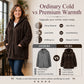 Sweat à capuche ample en sherpa pour femme