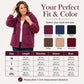 Sweat à capuche ample en sherpa pour femme