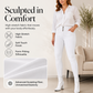 Pantalon skinny élastique à taille haute pour femme