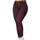 Pantalon skinny élastique à taille haute pour femme