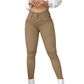 Pantalon skinny élastique à taille haute pour femme