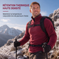 Sweat chaud pour homme en polaire avec col montant