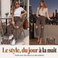 Jean flare effet jambes longues