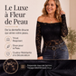 T-shirt en dentelle à épaules dénudées pour femme