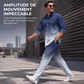 Ensemble chemise décontractée et pantalon grande taille pour homme