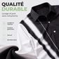 Chemise à col ajustée pour homme, à manches longues et imprimé contrasté