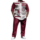 Ensemble chemise décontractée et pantalon grande taille pour homme