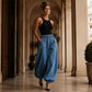 Pantalons en jean sarouel amples pour femmes