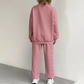 🌸Promotion exceptionnelle : 50 % de réduction 💖 Ensemble 2 pièces décontracté composé d'un pull en maille à manches longues et d'un pantalon
