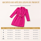 Robe blazer élégante à double boutonnage pour femme